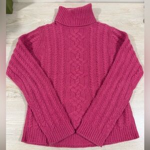 Mariele Waithe 100% Pink Cashmere Turtleneck Seeater